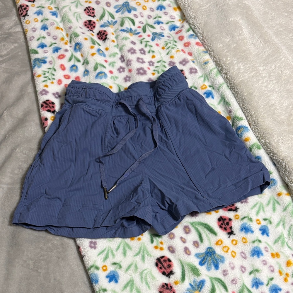 Blue lululemon shorts